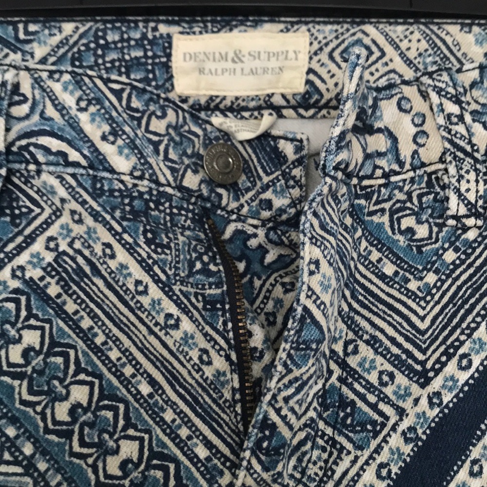 Patterned Ralph Lauren jeans - Picture 3 of 3